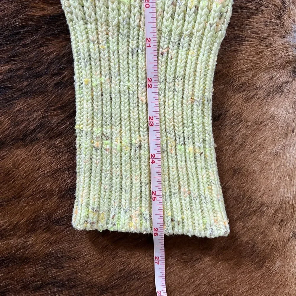 Free People XS Sweater Women's Chunky Knit Sassy Peach Oversized Cowl Neck